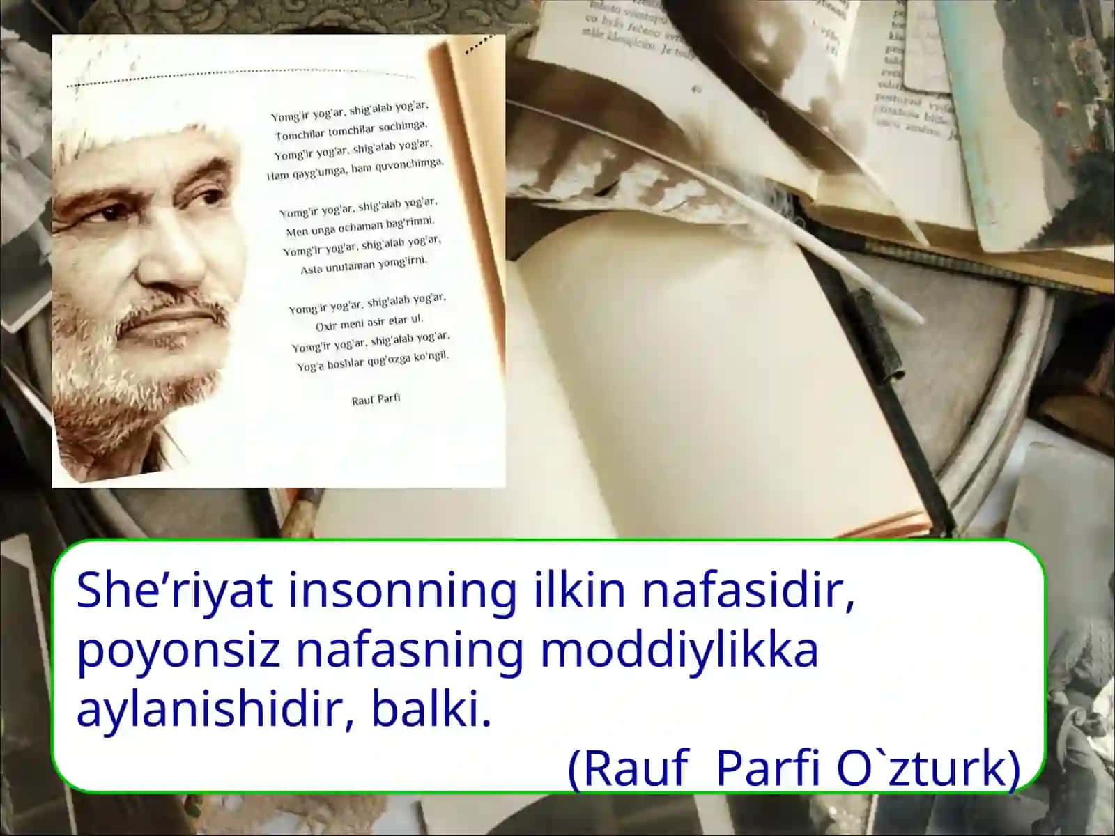 Rauf Parfi hayoti  va ijodi (slayd) 4