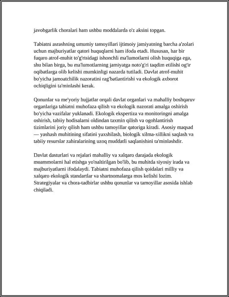 Konstitutsiyaning tabiatni asrashga doir qonunlar 4