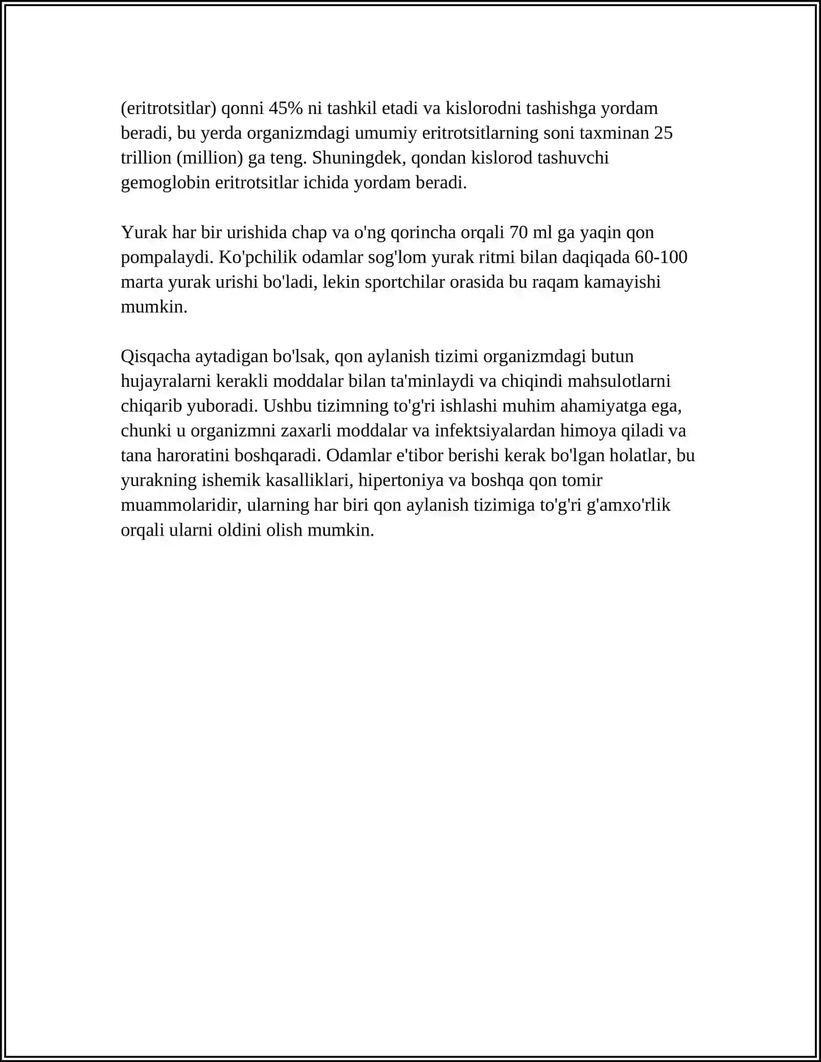 ICHKI A'ZOLARNING QON BILAN TA'MINLANISHI VA OPERATSIYADAGI AHAMIYATI 4