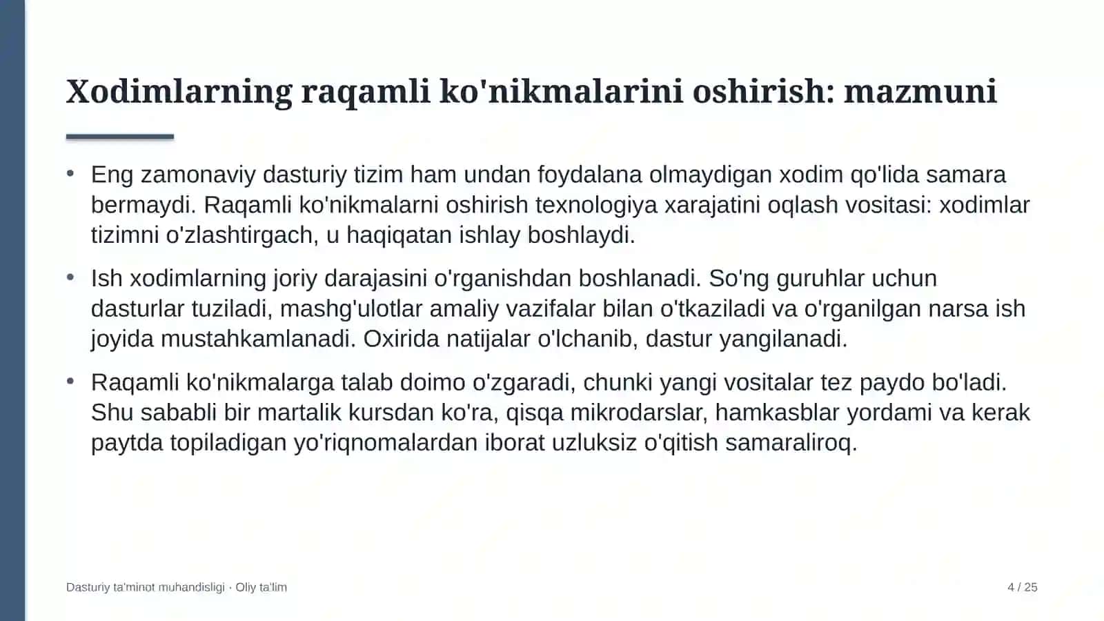 trenajyor zallarida xodimlarning raqamli ko'nikmalarini oshirish 9472 4