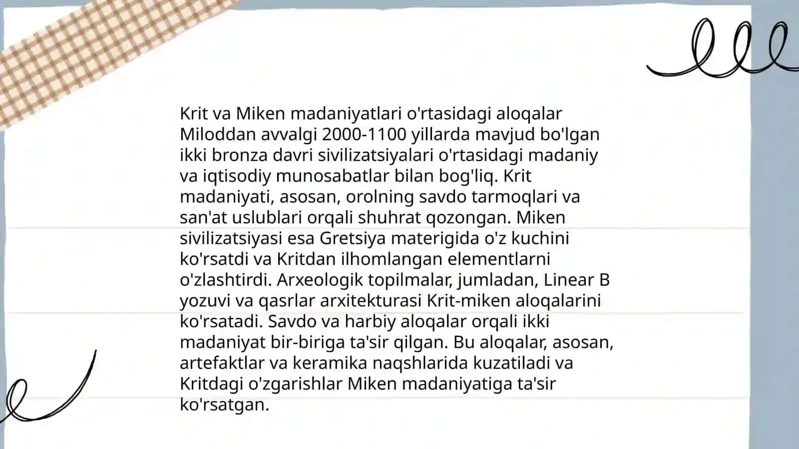 Krit-miken sivilizatsiya rivojlanish xususiyatlari 4