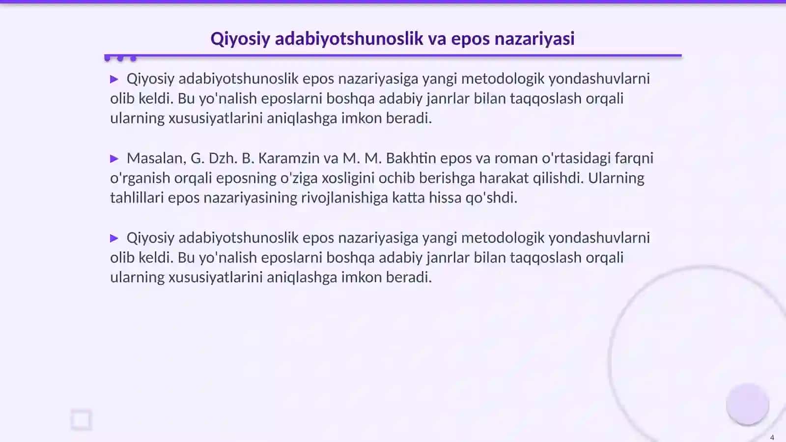 Epos nazariyasi qiyosiy adabiyotshunoslik kontekstida 4
