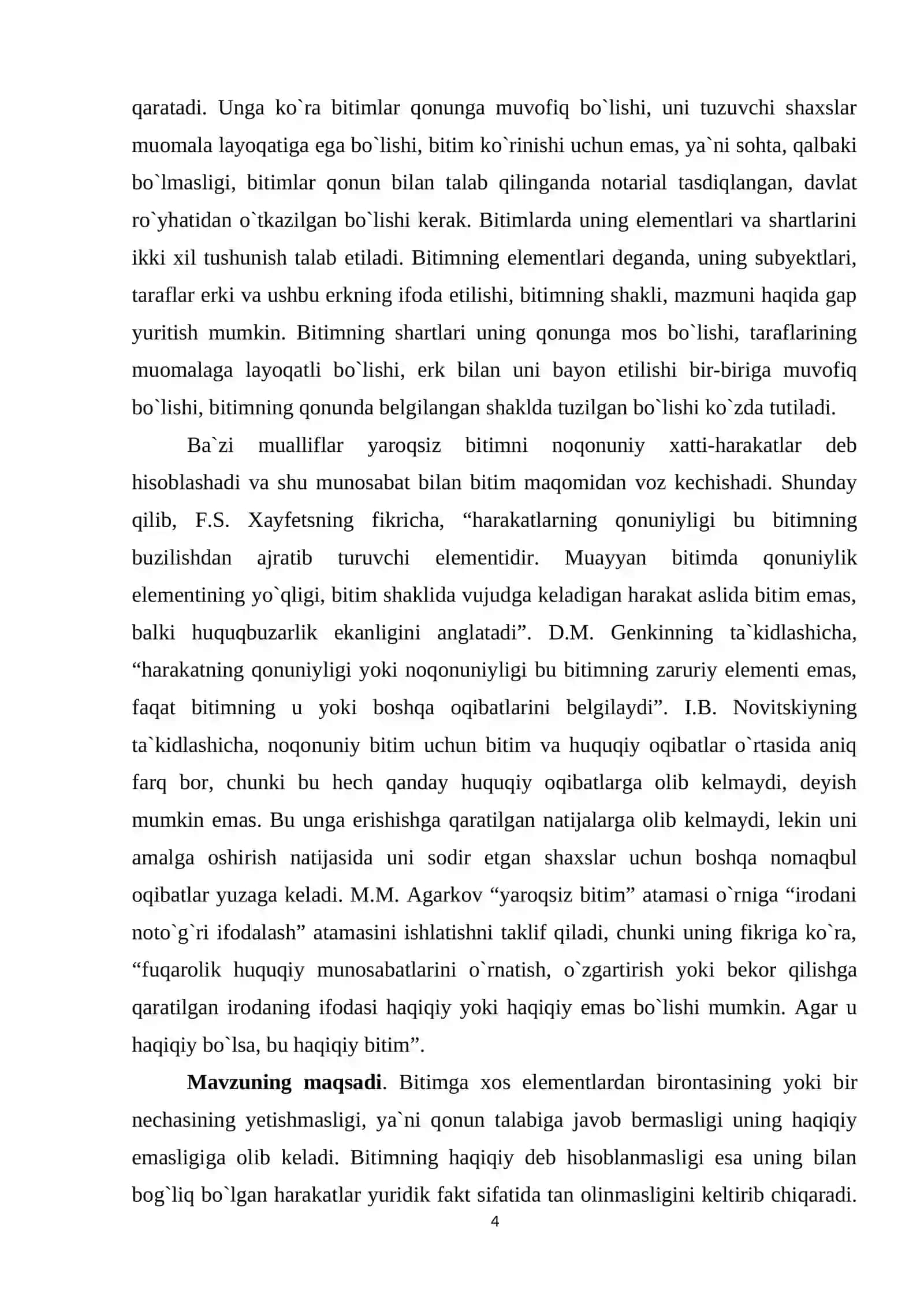 YURIDIK AHAMIYATGA EGA BO'LGAN FAKTLARNI ANIQLASH TO'G'RISIDAGI ISHLARNI SUDDA KO'RISH TARTIBI 4