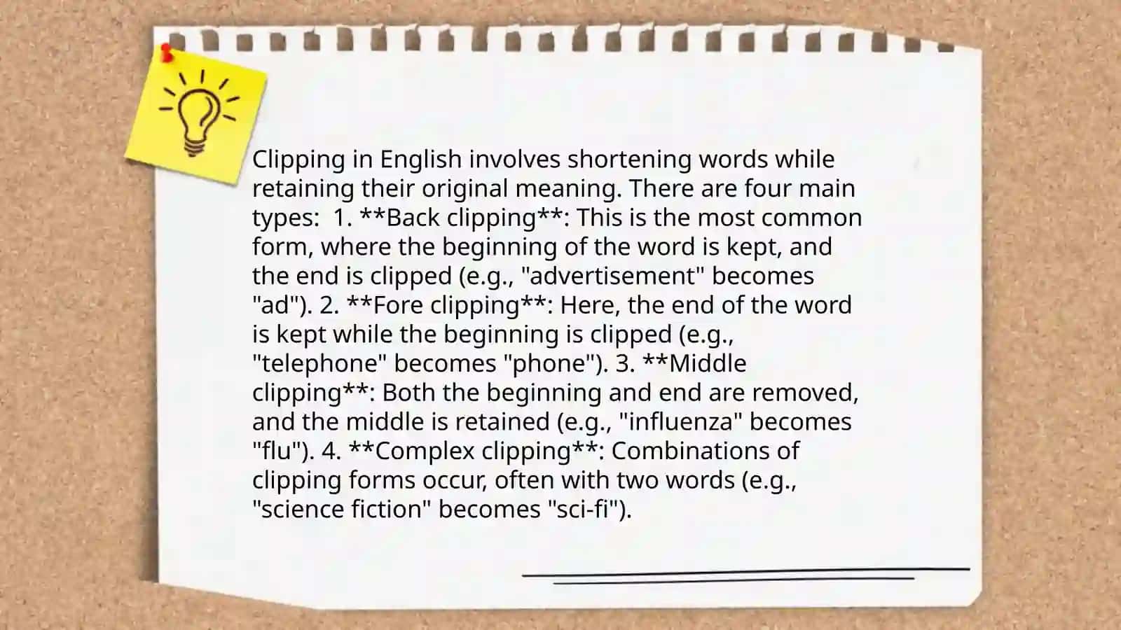 Clipping and Compounding. Collocations 4