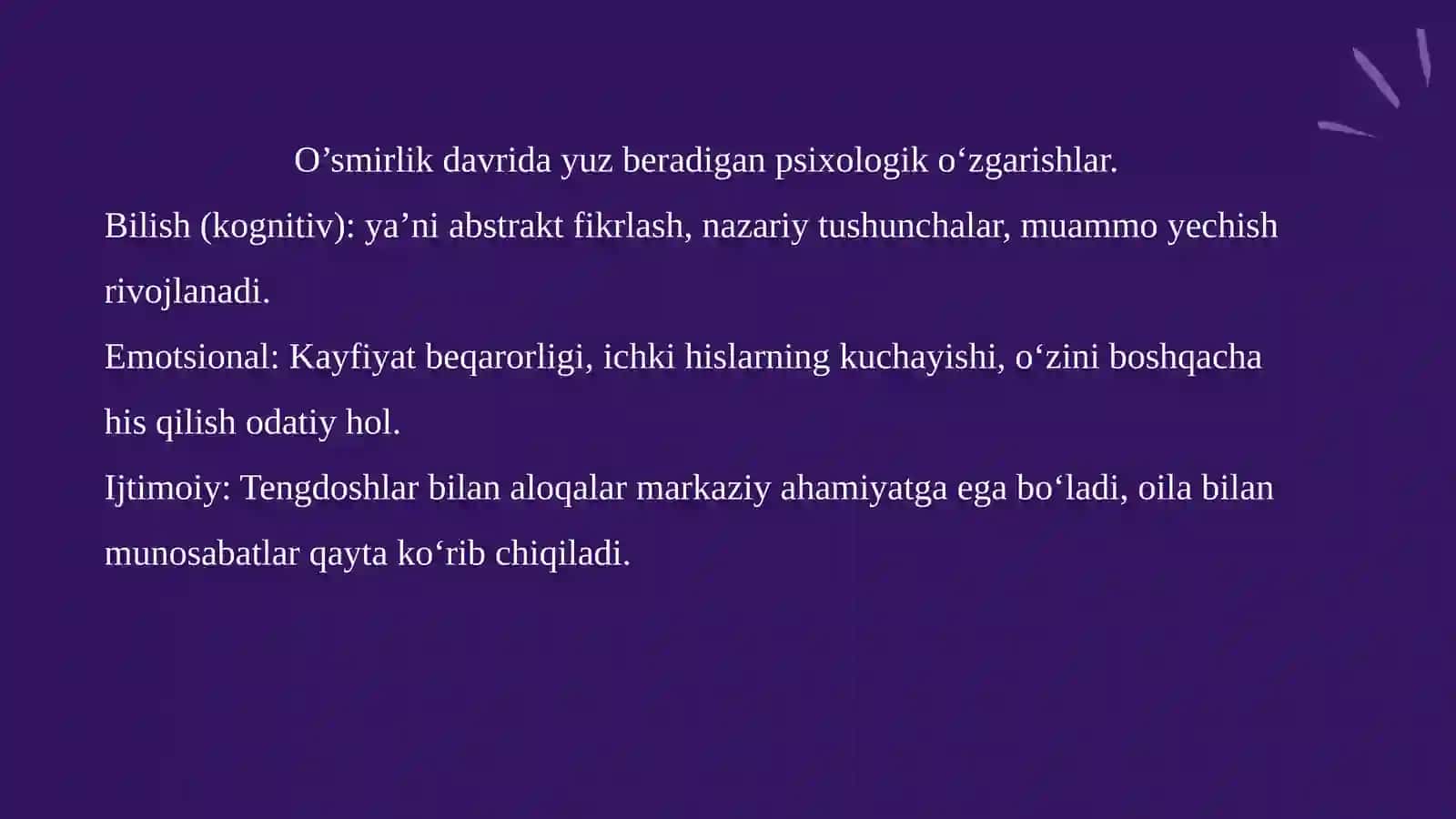 O’smirlikdavripsixologiyasi 4