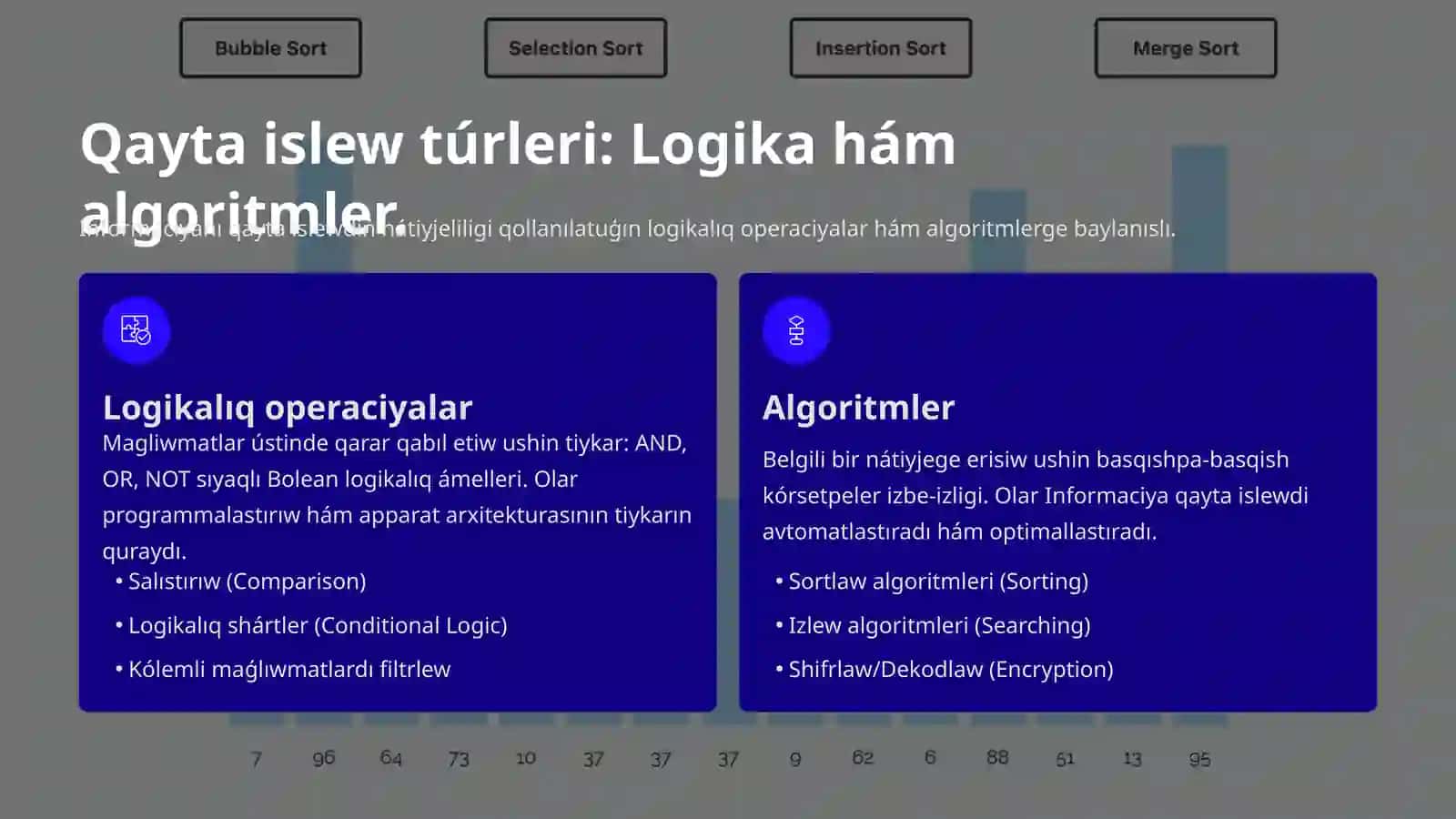 Informaciyaga islew beriw 4