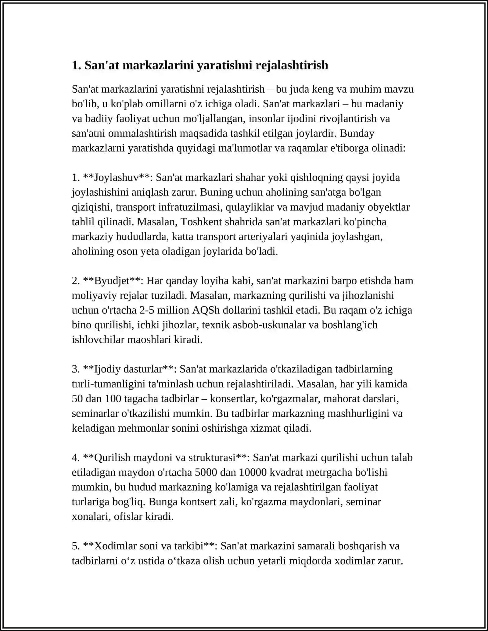 MAKTABGACHA TA'LIMDA SAN'AT MARKAZLARI RIVOJLANTIRUVCHI MARKAZLARNI TASHKEL QILISH TEXNOLOGIYALARI 4