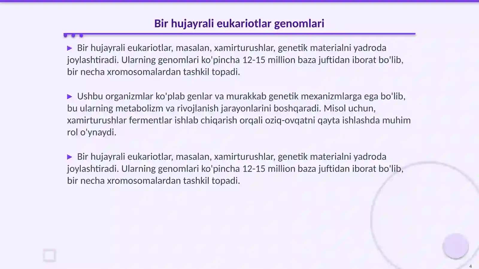 Bakteriya genomining tuzilishi va xususiyatlari 4