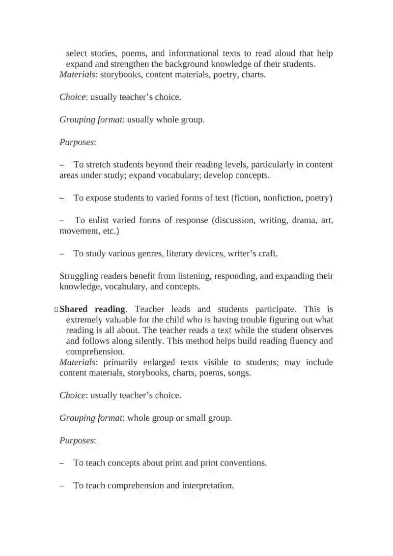 Reading Approach 4