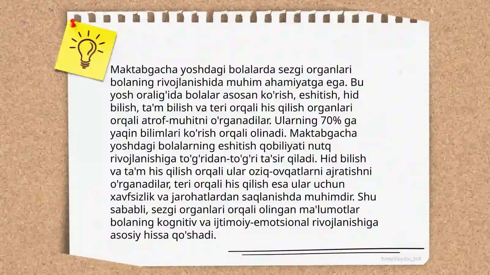 Bolalar idrokini rivojlantirish 4