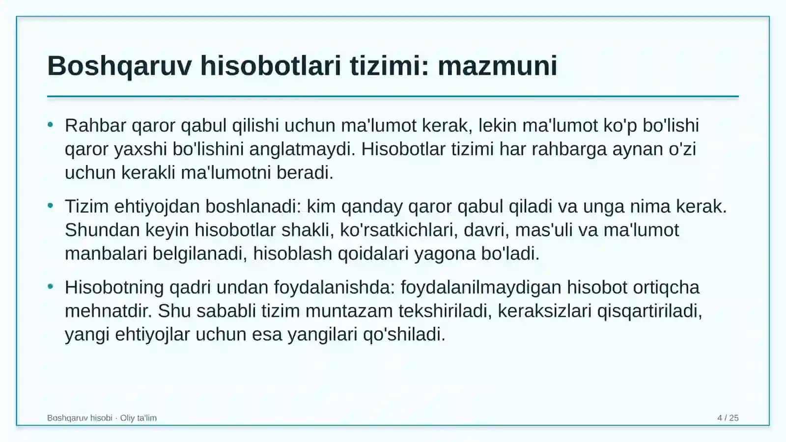 eksport faoliyatida boshqaruv hisobotlari tizimini yaratish 3170 4