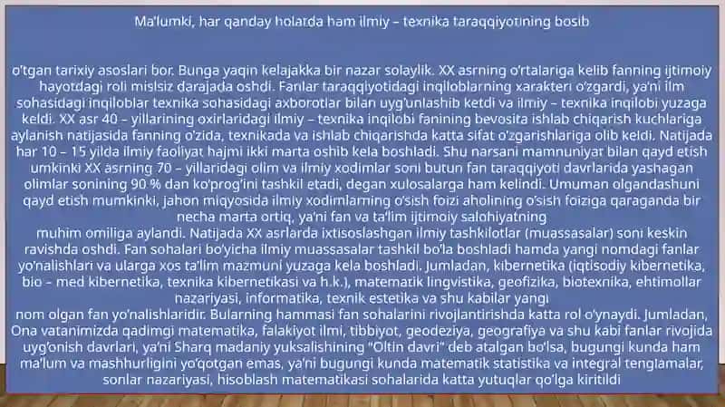Ilmiy-texnikasalohiyati va uning tarkibiy qismlari 4