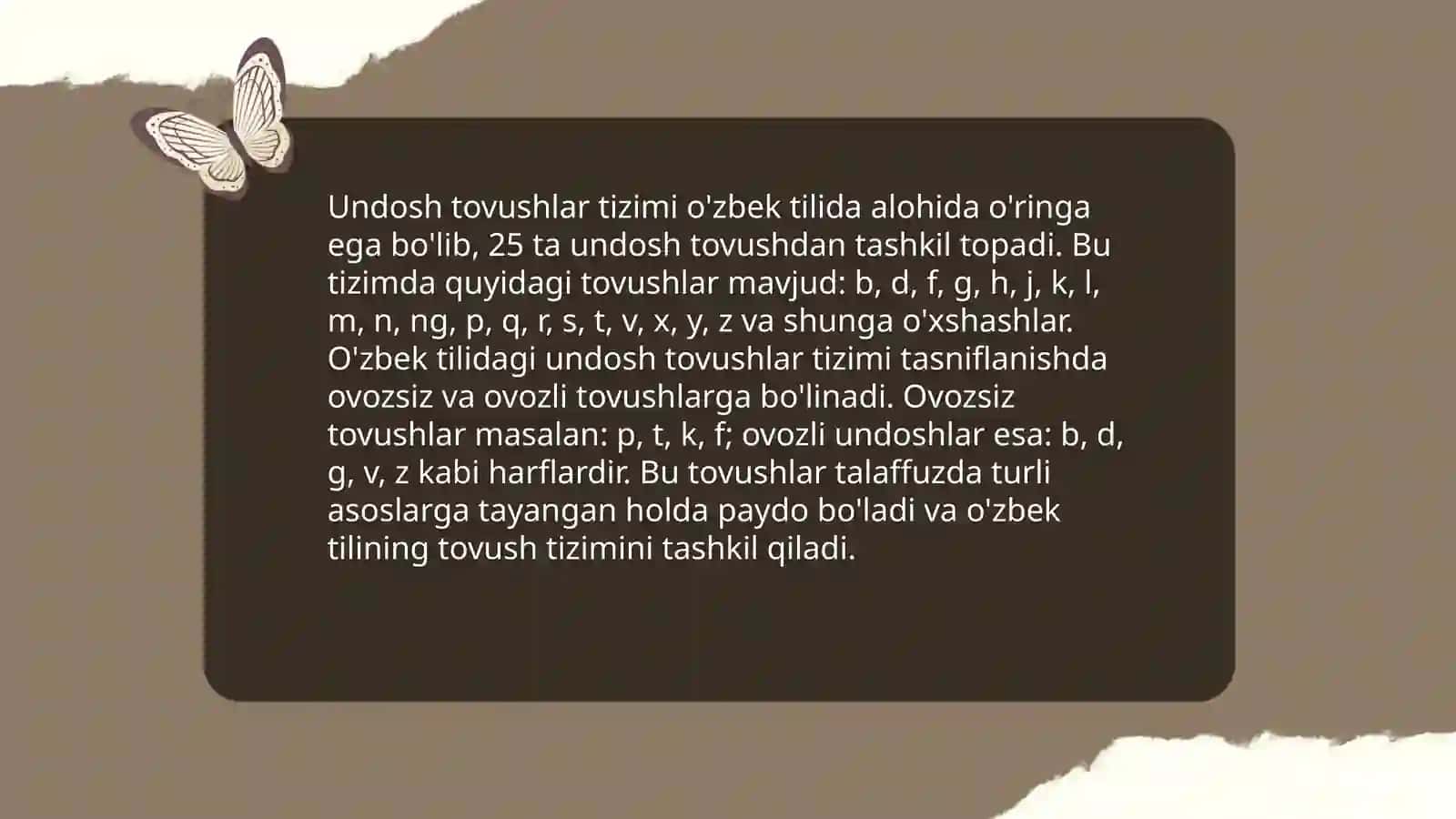 Hozirgi õzbek adabiy tilining fonetik sathi, fonologiyasi 4