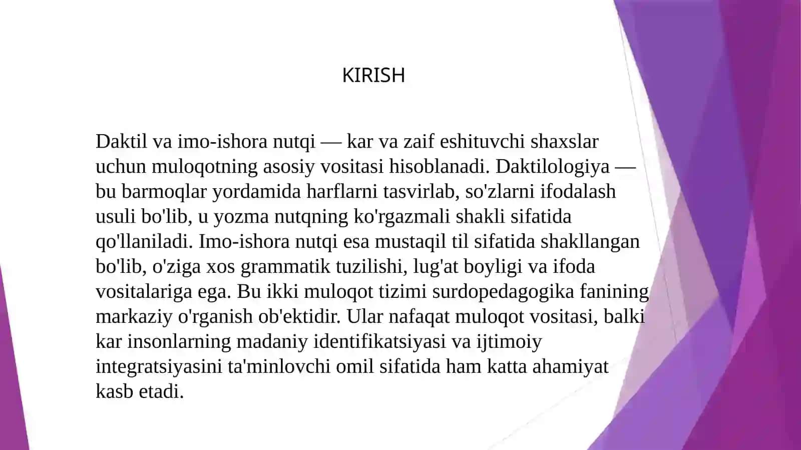 Daktil va imo-ishora nutqining rivojlanish tarixi 4