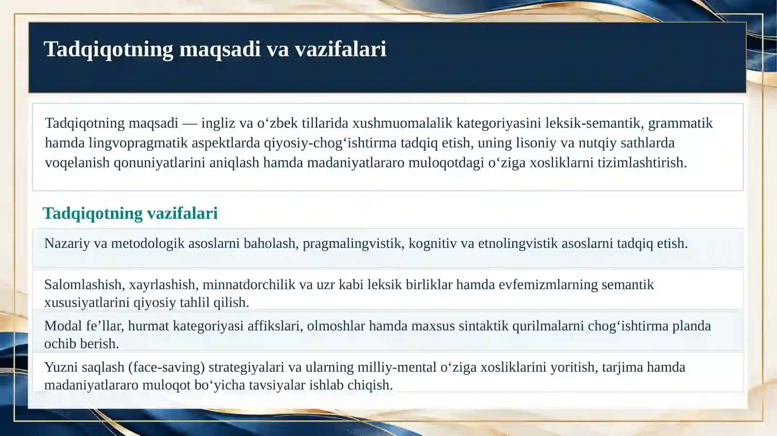 Dissertatsiya taqdimoti 4