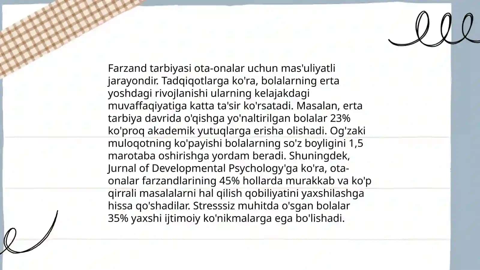 Oilada tarbiya asoslari 4