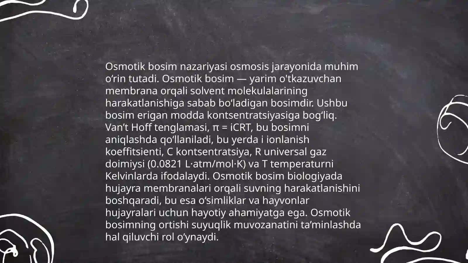 Polimer eritmalarning osmotik bosimi 4
