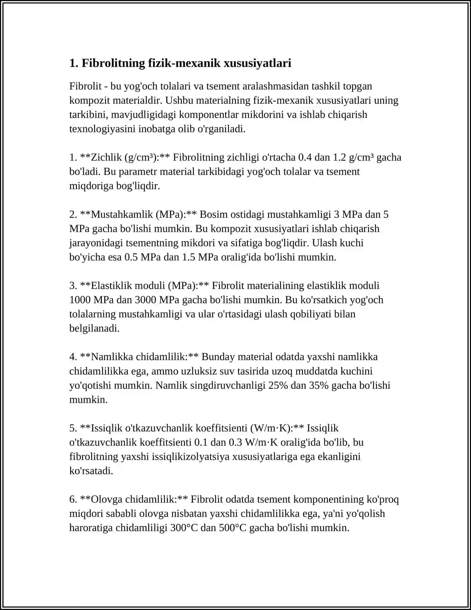 FIBROLIT ASOSIDA BUYUMLAR ISHLAB CHIQARISH TEXNOLOGIYASI 4