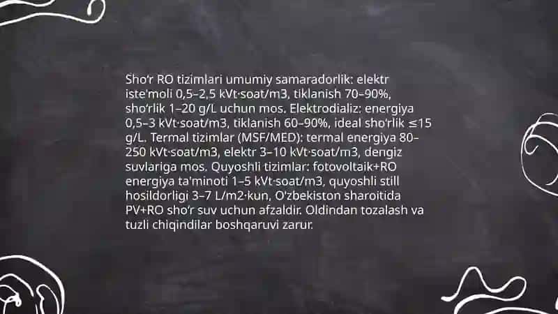 Oʻzbekistonda shoʻr suv manbalarining tahlili va kimyoviy-hidrologik xarakteristikasi 4