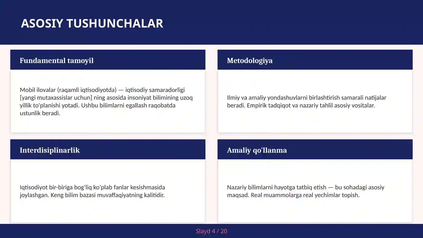 Mobil ilovalar (raqamli iqtisodiyotda) — iqtisodiy samaradorligi [yangi mutaxassislar uchun] 4