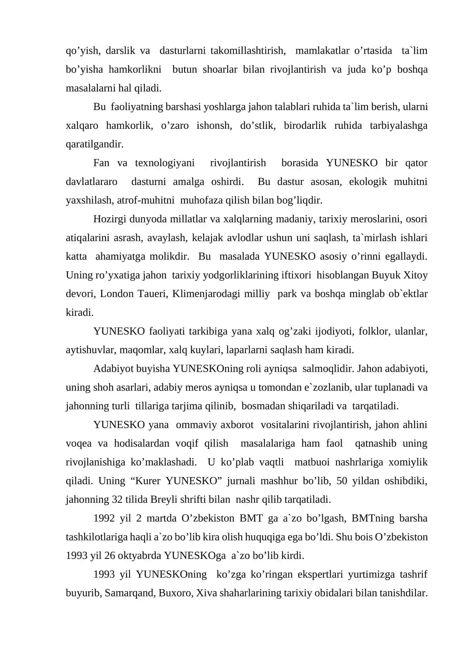 Birlashgan Millatlar Tashkilotining Bolalar jamg‘armasi (YuNISEF) 4
