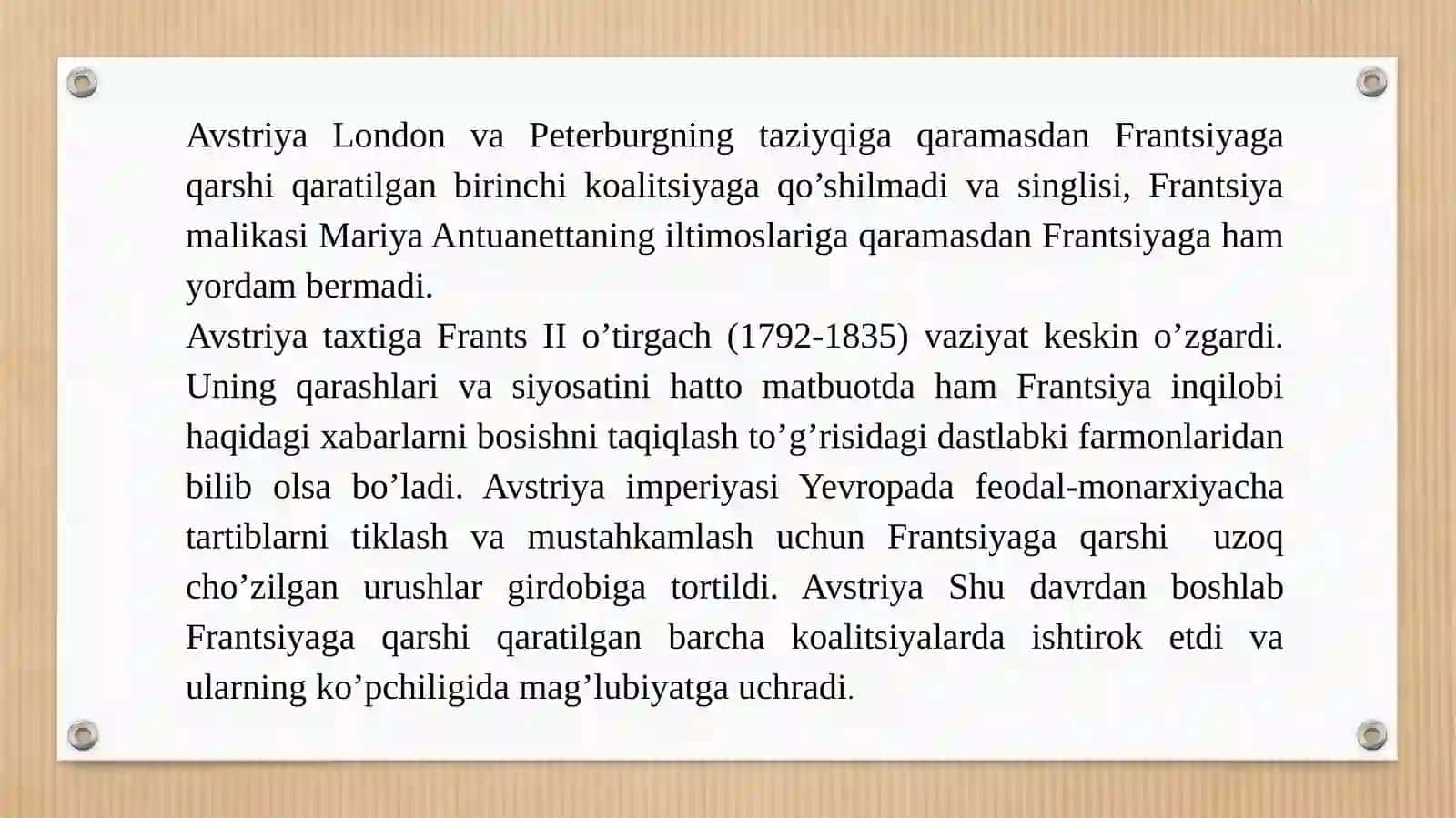 Avstriya impеriyasi XIX asrning 60-yillariga qadar 4