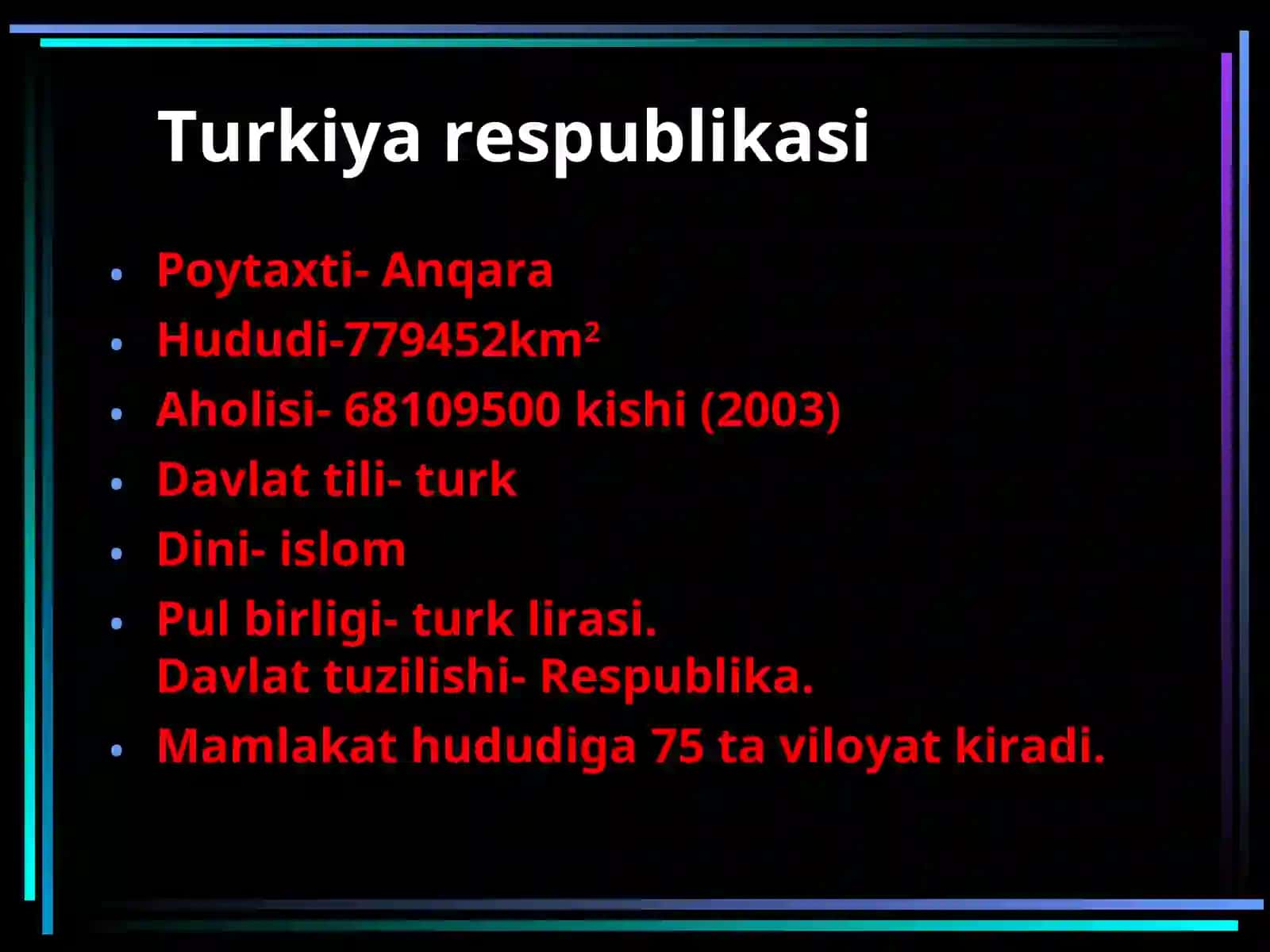 Turkiya Respublikasi 4