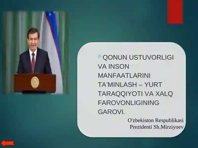 O‘zbekistonda Demokratik, Fuqarolik Jamiyati Asoslarining Shakllanishi, Amalga Oshirilgan Siyosiy Ishlar 4