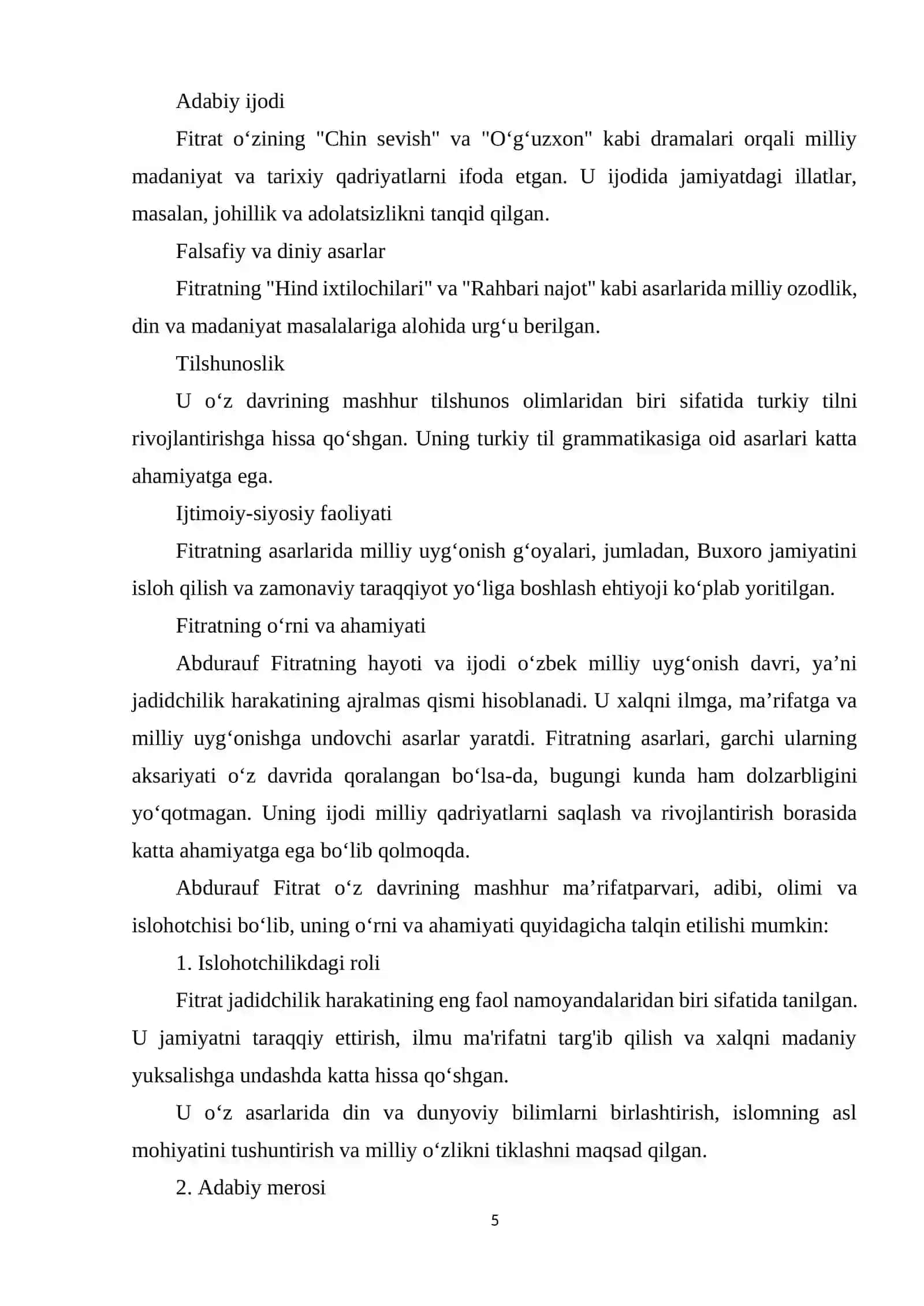 ABDURAUF FITRATNING " MUXTASAR ISLOM TARIXI " RISOLASI 4