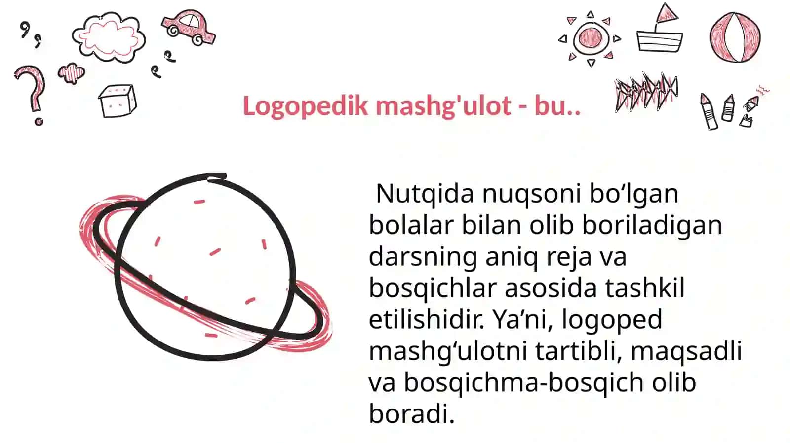Logopedik mashg'ulot tuzilishi 4