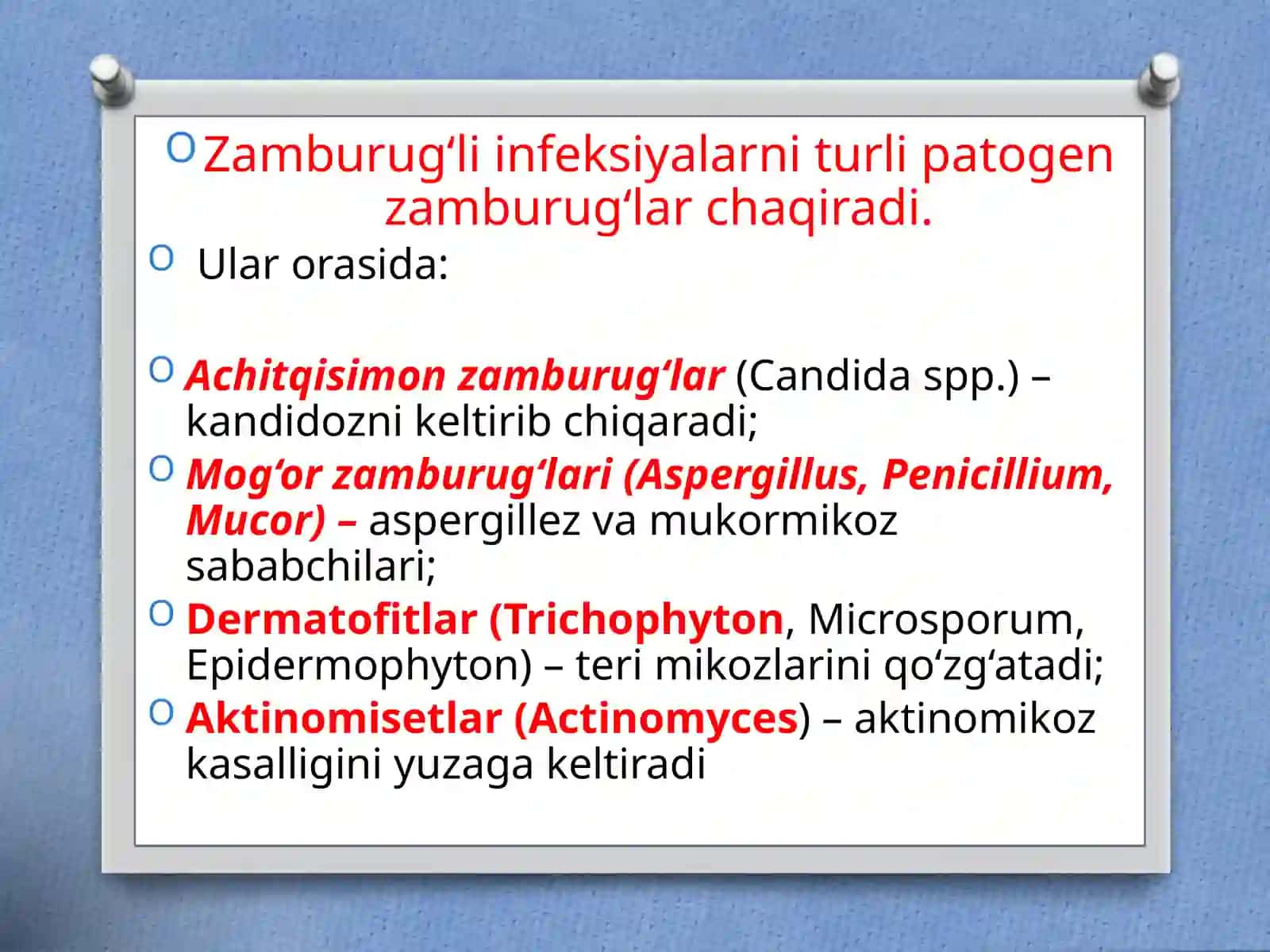 Zamburug` infeksiyalari 4