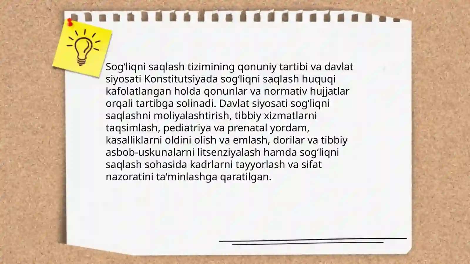 O‘zbekiston Respublikasining ta’lim va sog’liqni saqlash sohasidagi davlat siyosati va qonunlari 4