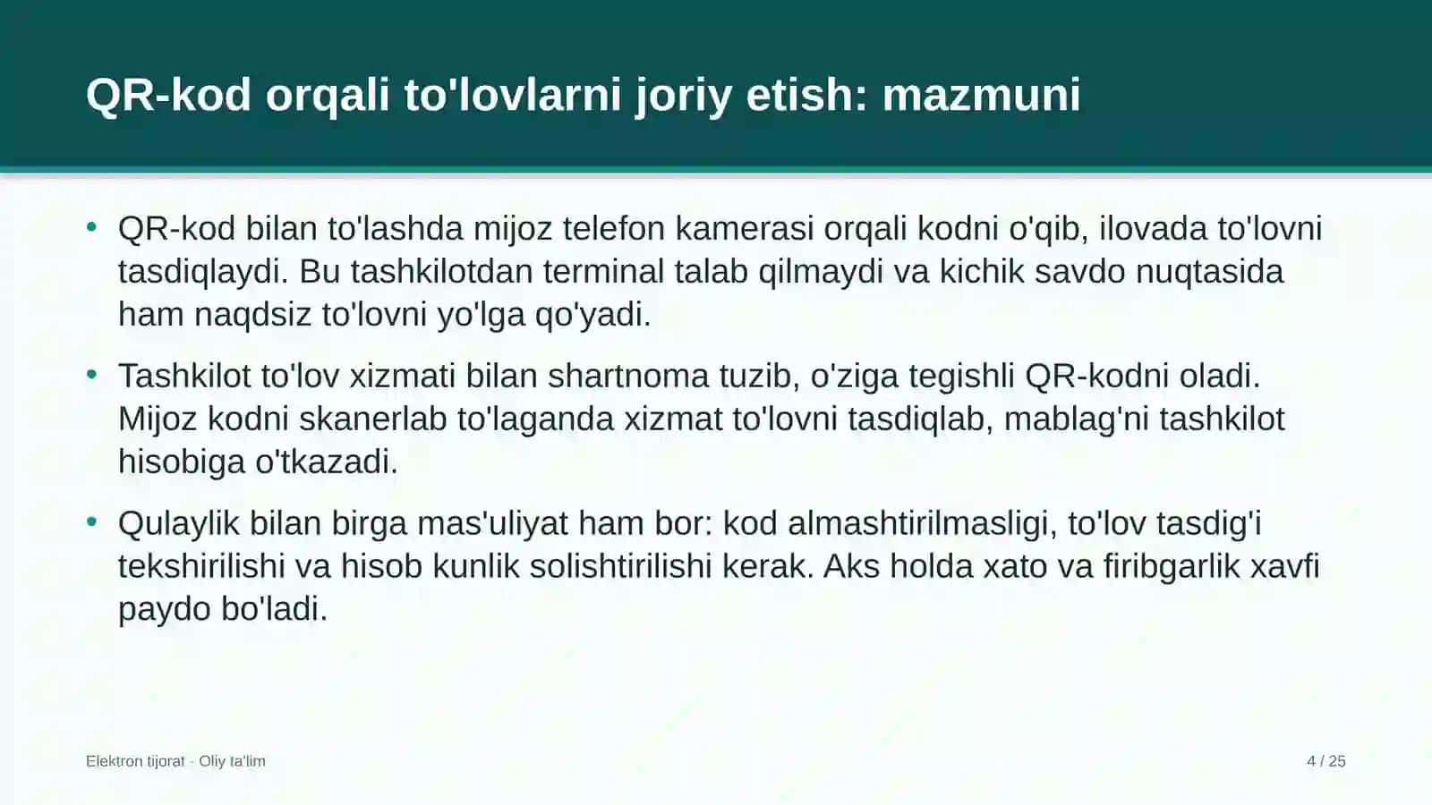 tikuvchilik atelyelarida qr kod orqali to'lovlarni joriy etish 8644 4
