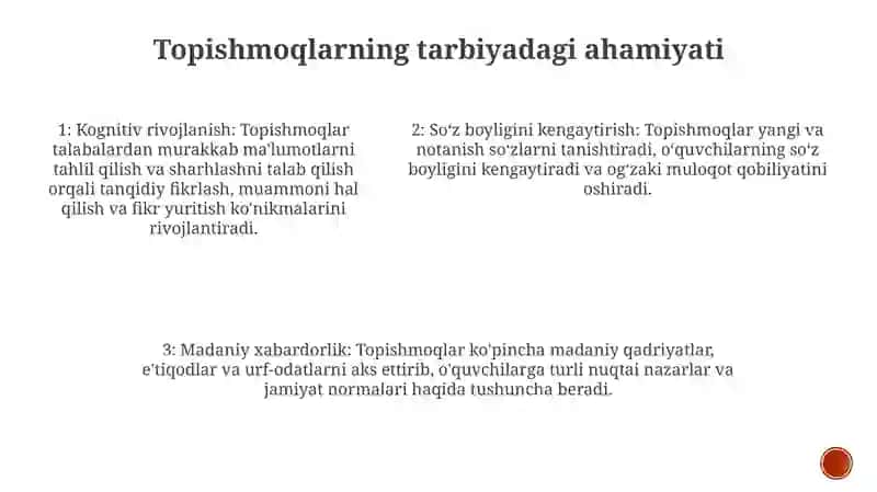 Quvnoq Topishmoqlar 4