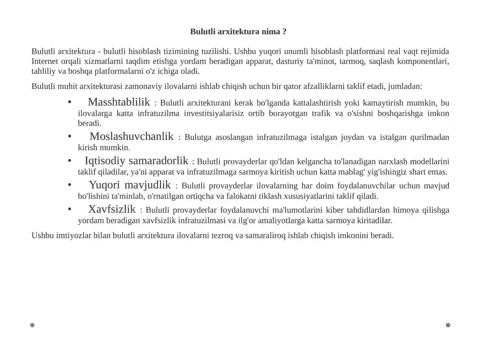 Bulutli arxitektura 4