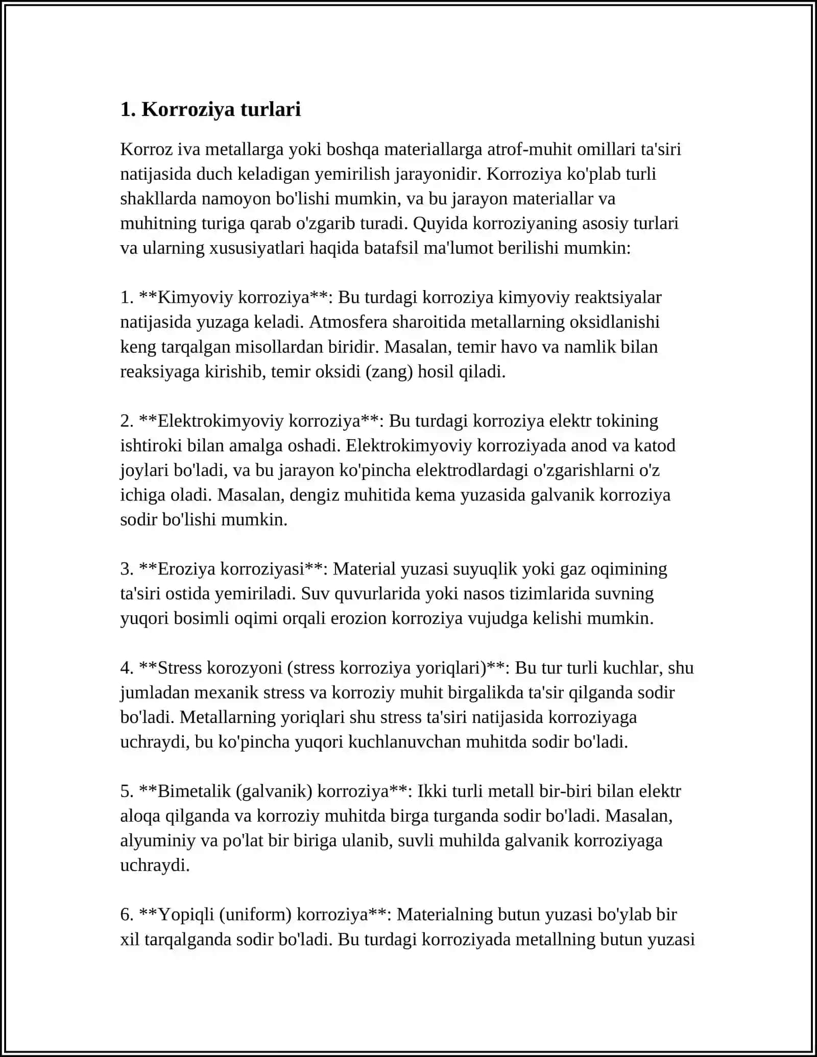 METALLAR KORROZIYASI 4