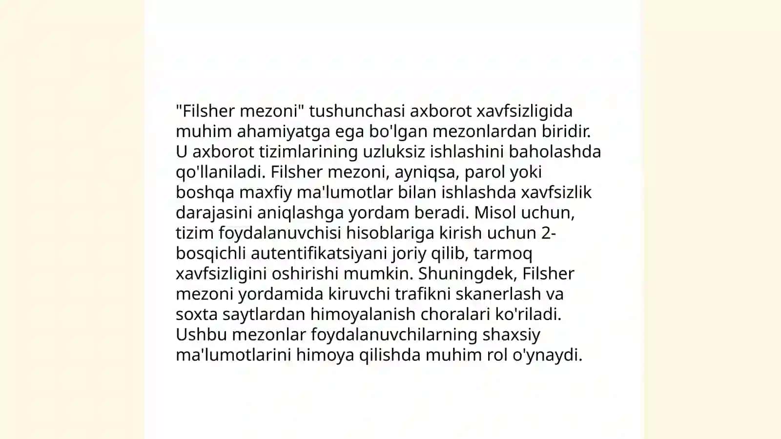 Ikki ko'plikni taqqoslash Styudent va Filsher mezonlari Noparametrik metodlari 4