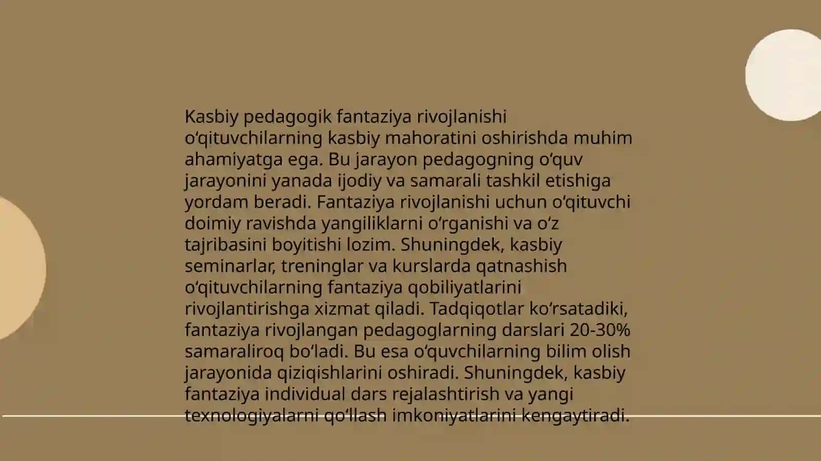 Kasbiy pedagogik fantaziya (xayol) 4