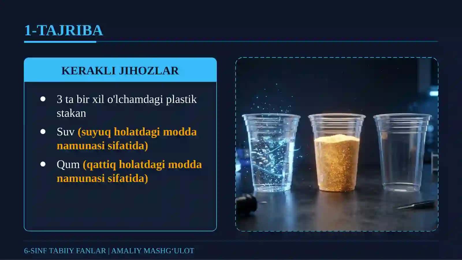 MODDANING UCH HOLATINI KUZATISH 4