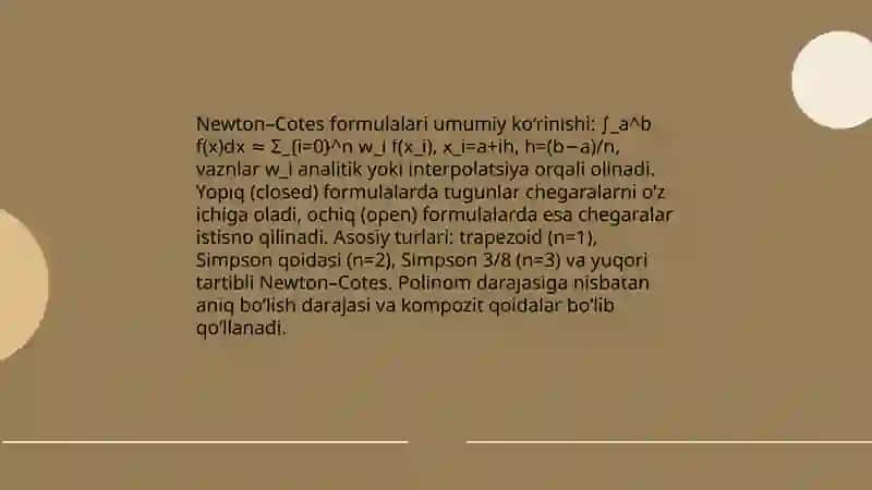 Aniq integratsiya 4