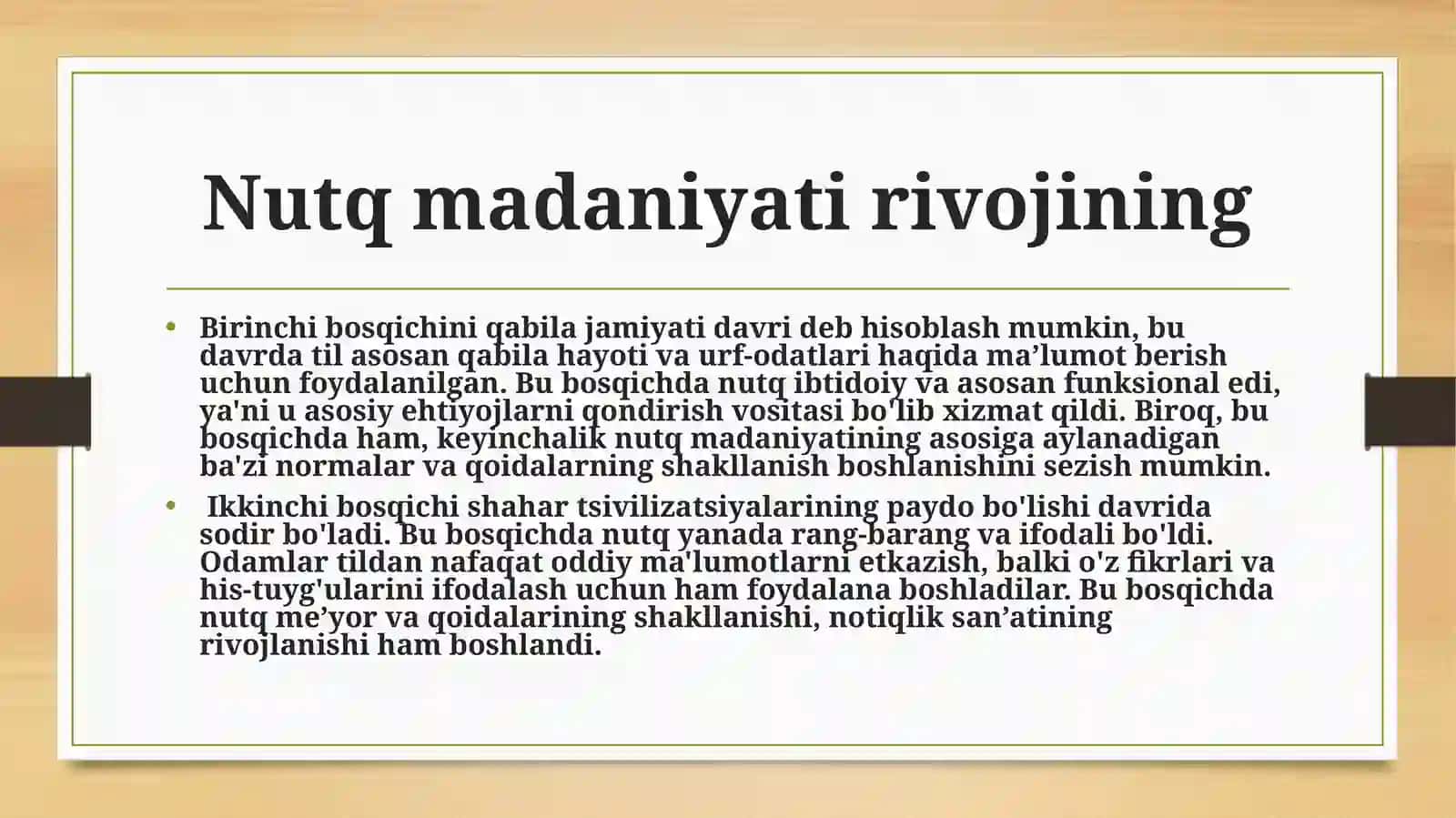 Notiqliksanʼatiningtaraqqiyot bosqichlari 4