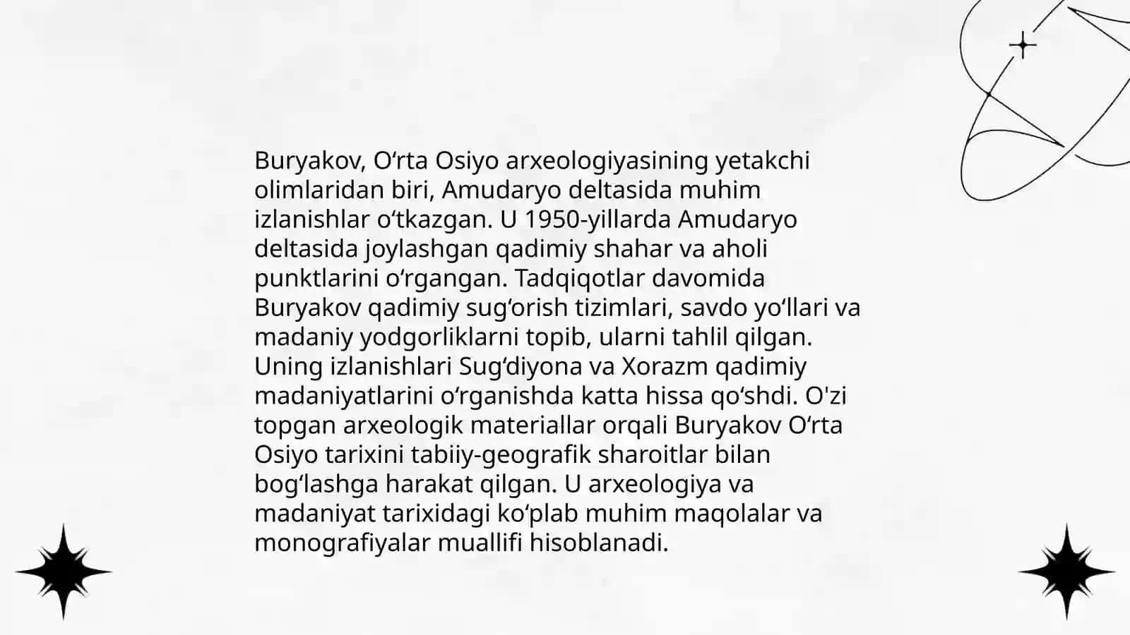 Yuriy Buryakov tadqiqotlari 4