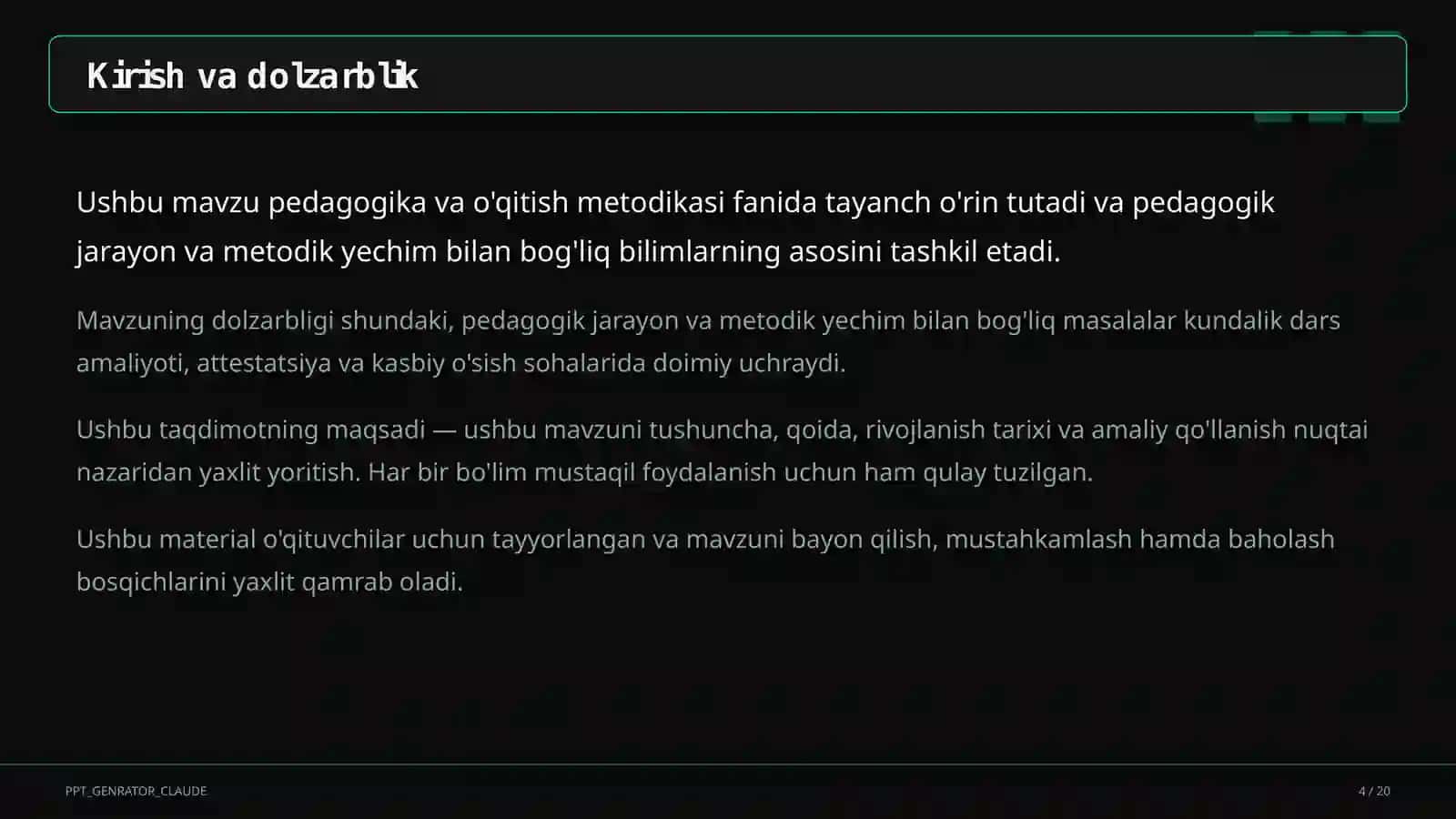 O'quvchilarning yosh xususiyatlari va pedagogik yondashuv 4