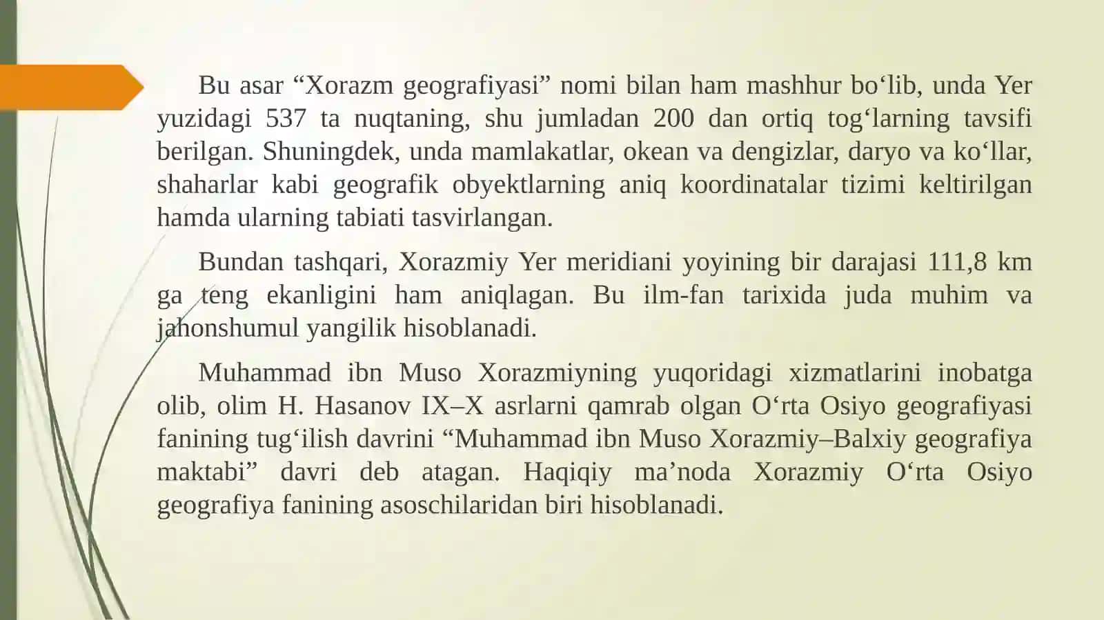 Oʻzbek olimlarining Oʻrta Osiyo oʻrganishdagi hissasi 4