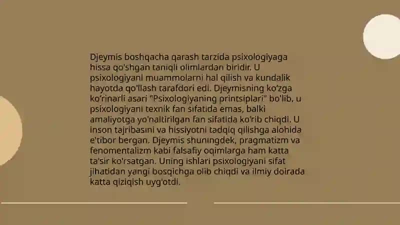 U Djeymisning instinktlar nazaryasi 4