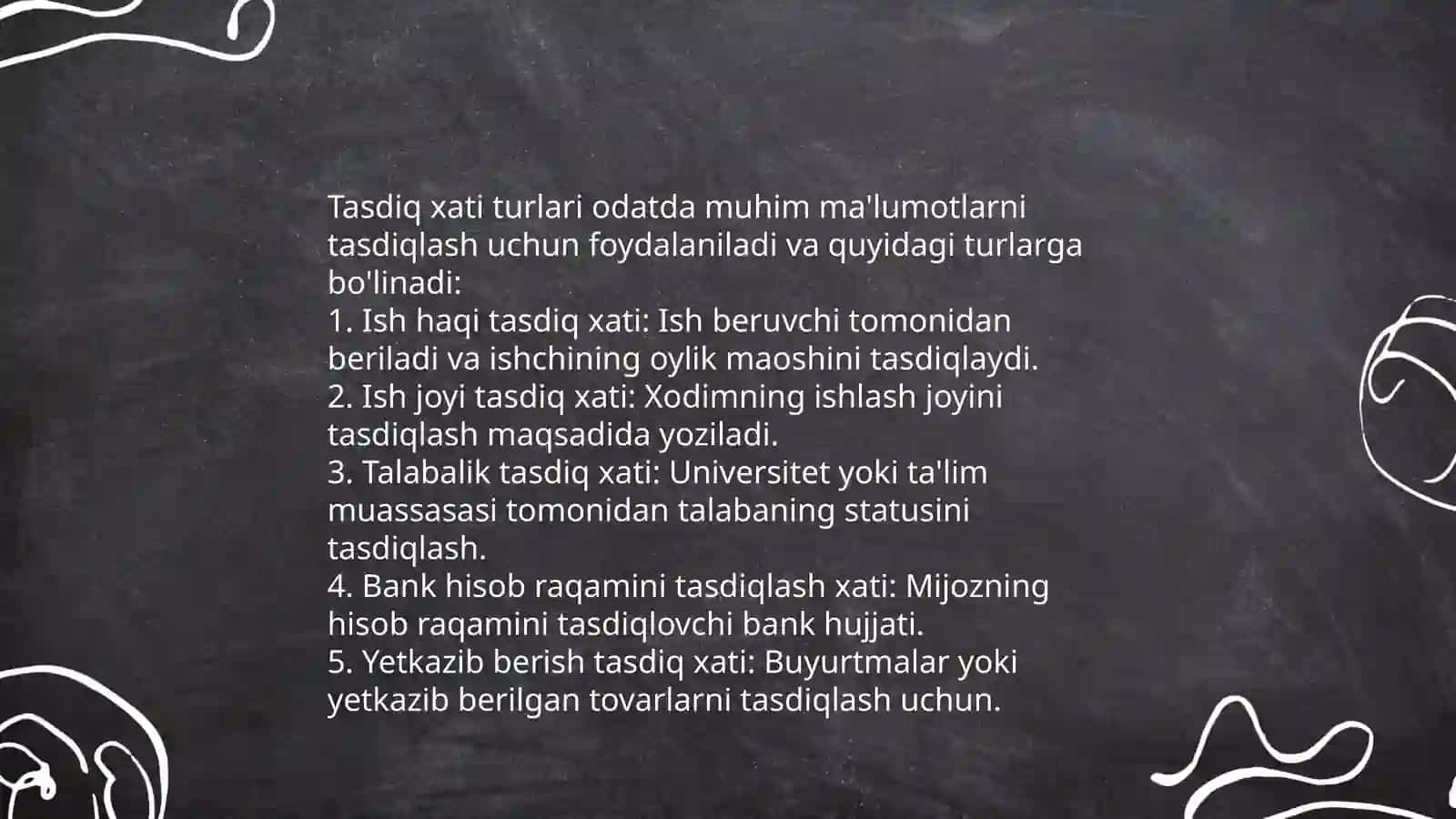 Tasdiq xati va farmoyish xati 4