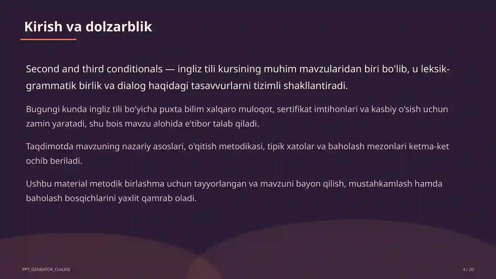 10-sinf Ingiliz tili metodik birlashma 4
