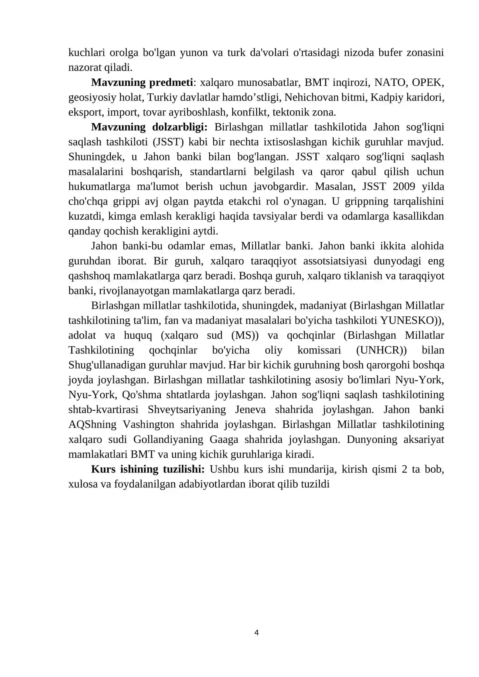 Hozirgi zamon xalqaro munosabatlari taraqqiyotining asosiy xususiyatlari 4