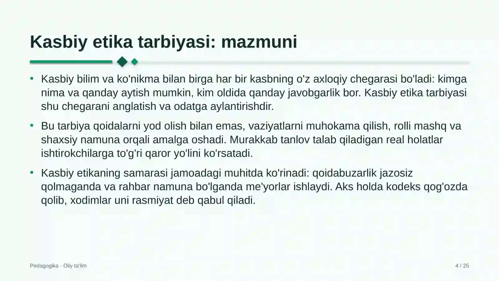 Striming platformalarida kasbiy etika tarbiyasi 4