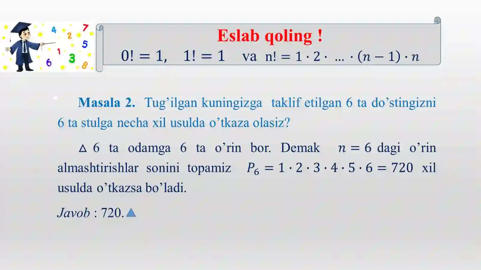 Algebra fanidan 7-sinf uchun ochiq dars ishlashmasi 4